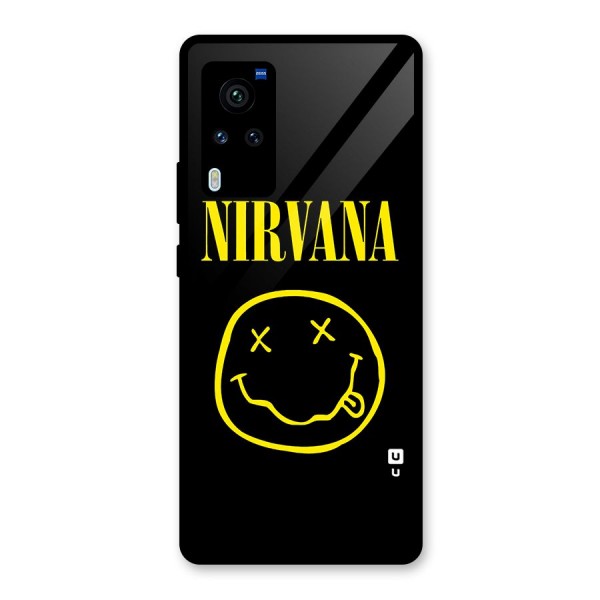 Nirvana Smiley Glass Back Case for Vivo X60 Pro