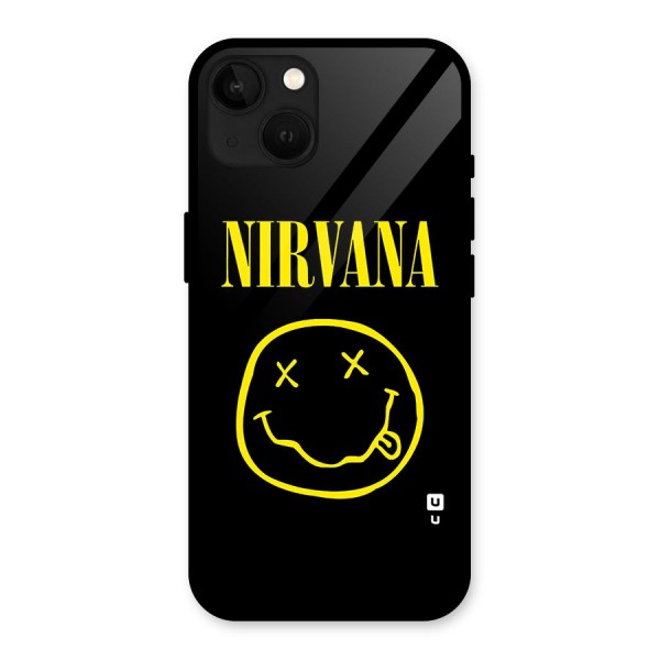 Nirvana Smiley Glass Back Case for iPhone 13