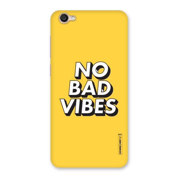 No Bad Vibes Back Case for Vivo Y55s