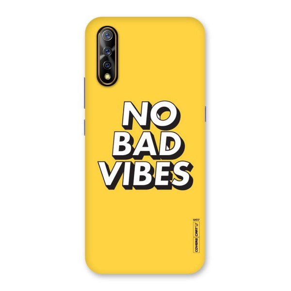 No Bad Vibes Back Case for Vivo Z1x