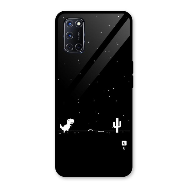 No Connection Night Glass Back Case for Oppo A52