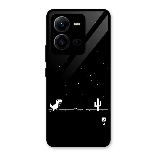 No Connection Night Glass Back Case for Vivo V25