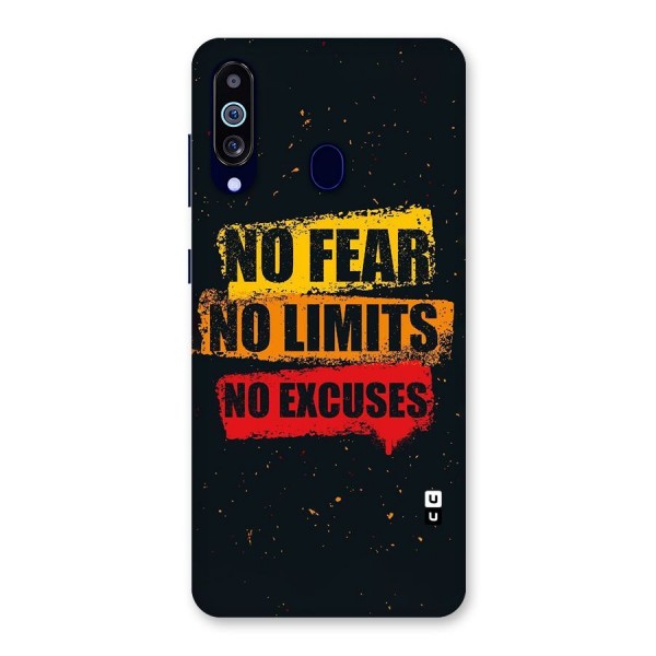 No Fear No Limits Back Case for Galaxy A60