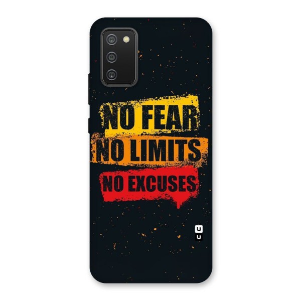 No Fear No Limits Back Case for Galaxy M02s