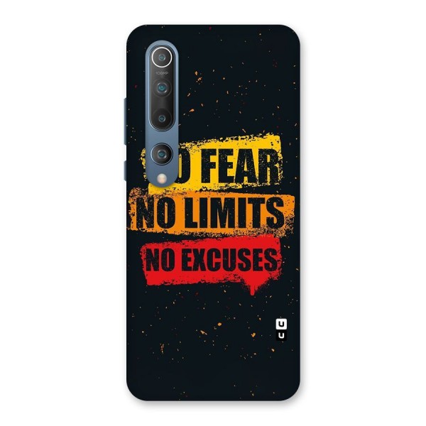 No Fear No Limits Back Case for Mi 10