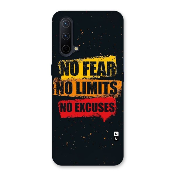 No Fear No Limits Back Case for OnePlus Nord CE 5G