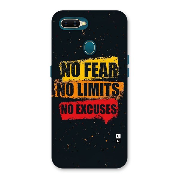 No Fear No Limits Back Case for Oppo A12