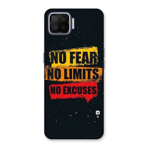 No Fear No Limits Back Case for Oppo F17