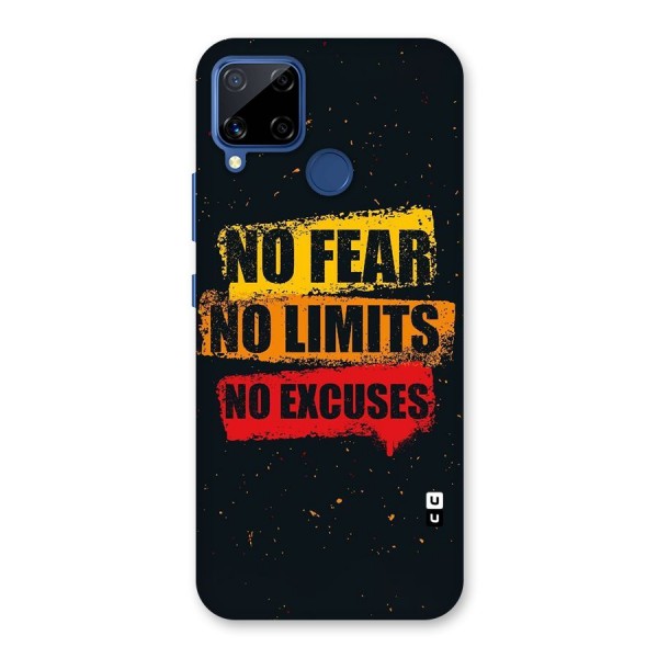 No Fear No Limits Back Case for Realme C12