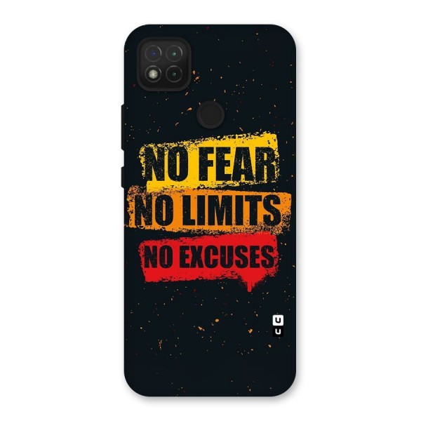 No Fear No Limits Back Case for Redmi 9