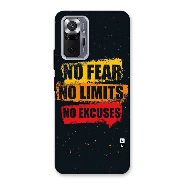 No Fear No Limits Back Case for Redmi Note 10 Pro