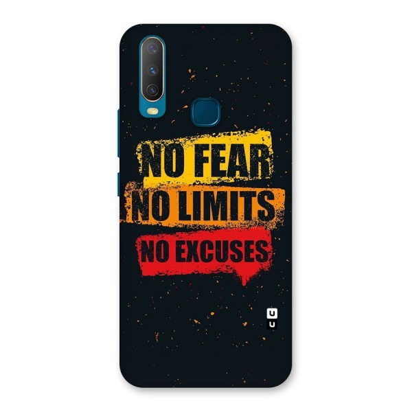 No Fear No Limits Back Case for Vivo Y12