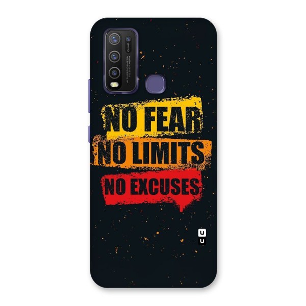 No Fear No Limits Back Case for Vivo Y30