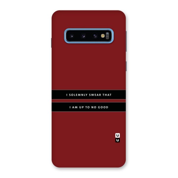 No Good Swear Back Case for Galaxy S10