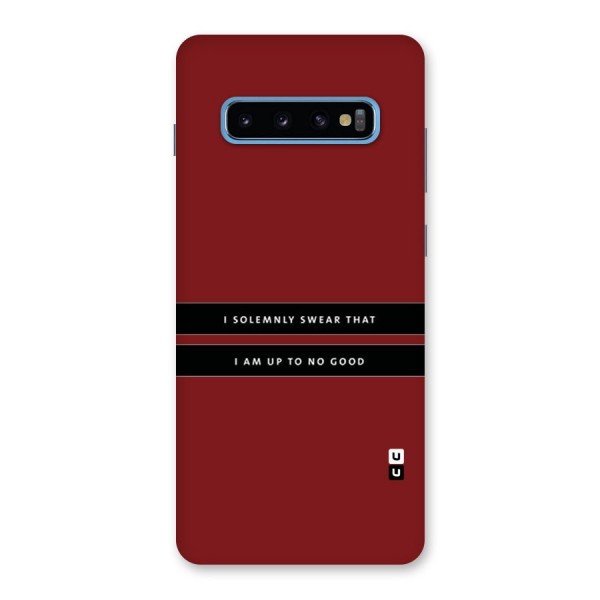 No Good Swear Back Case for Galaxy S10 Plus