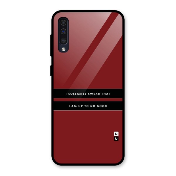 No Good Swear Glass Back Case for Galaxy A50s