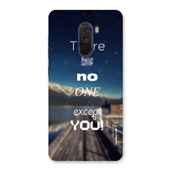 No One But You Back Case for Poco F1