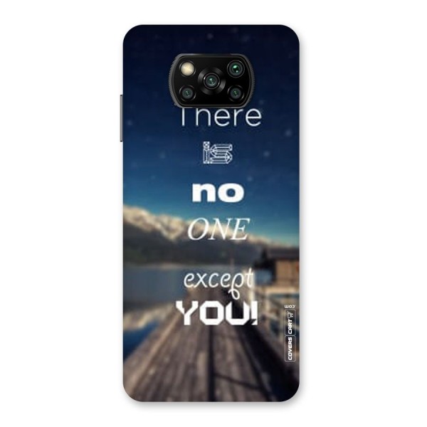 No One But You Back Case for Poco X3