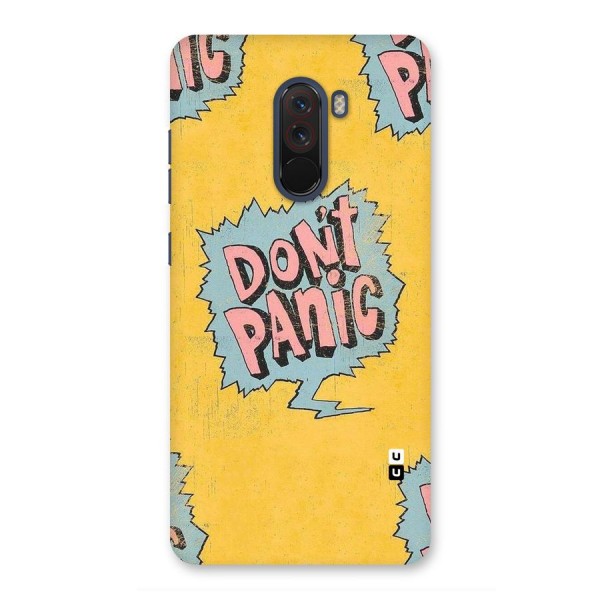 No Panic Back Case for Poco F1