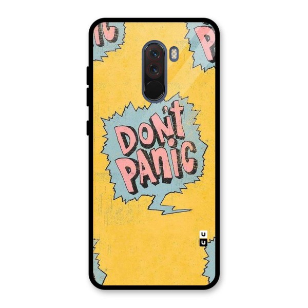 No Panic Glass Back Case for Poco F1