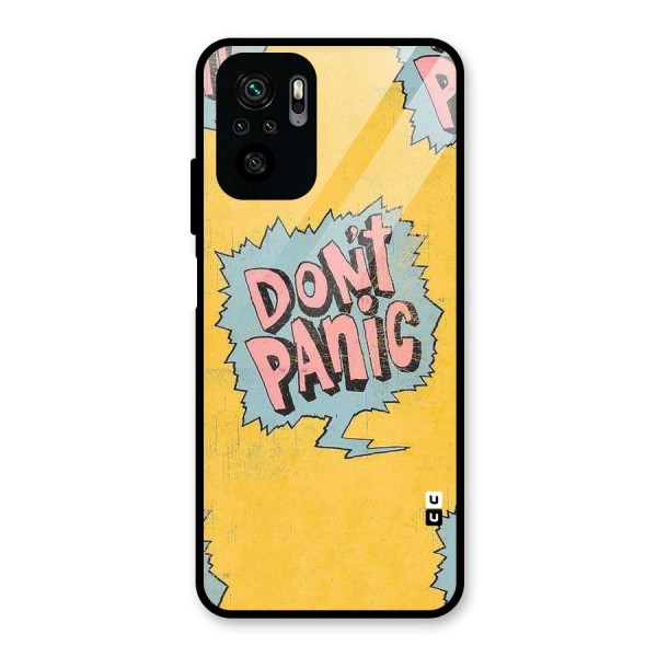 No Panic Glass Back Case for Redmi Note 10