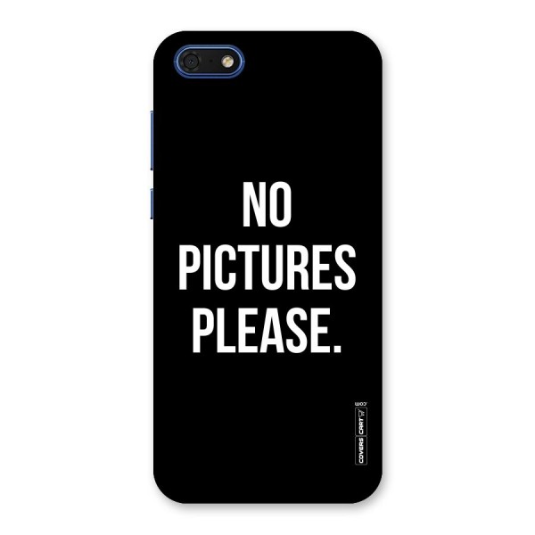 No Pictures Please Back Case for Honor 7s