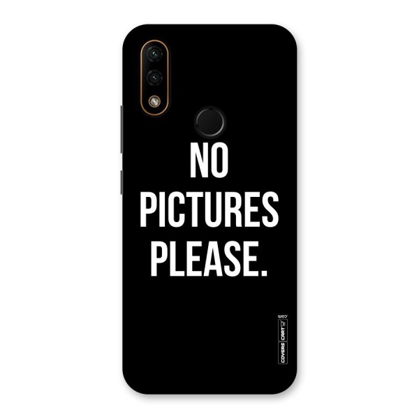 No Pictures Please Back Case for Lenovo A6 Note