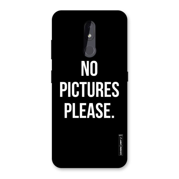 No Pictures Please Back Case for Nokia 3.2