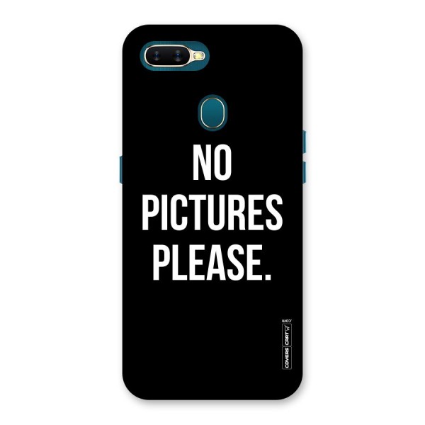 No Pictures Please Back Case for Oppo A11k