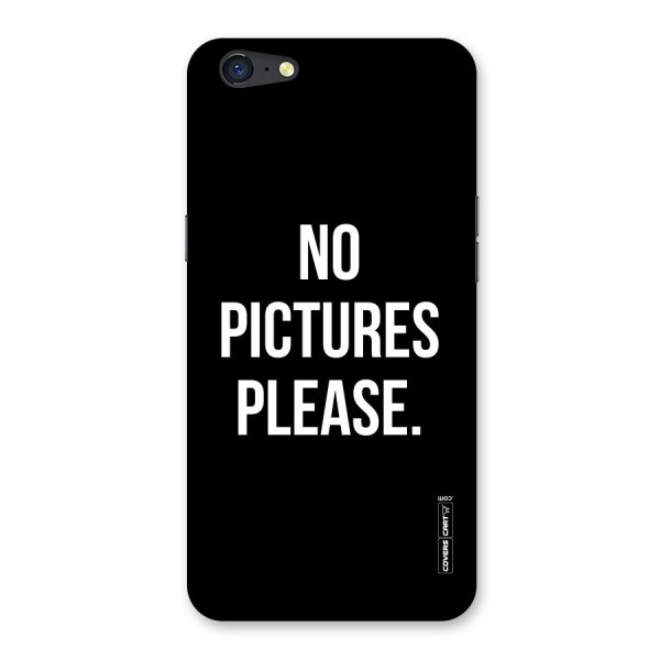 No Pictures Please Back Case for Oppo A71