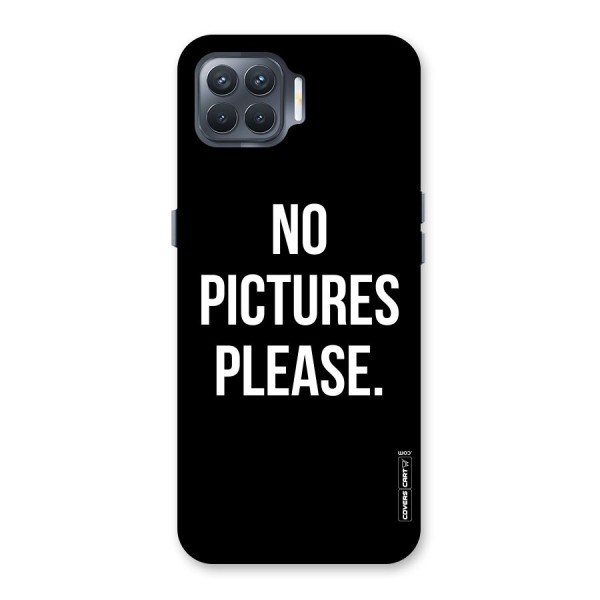 No Pictures Please Back Case for Oppo F17 Pro