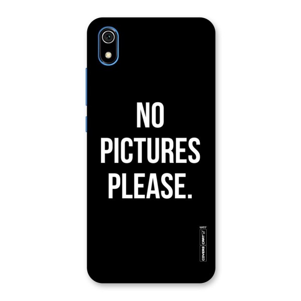 No Pictures Please Back Case for Redmi 7A