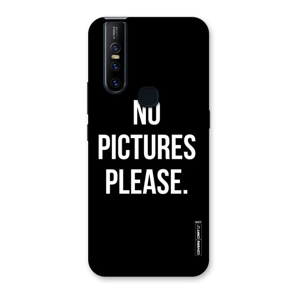 No Pictures Please Back Case for Vivo V15