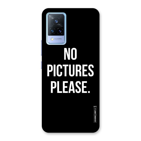 No Pictures Please Back Case for Vivo V21 5G