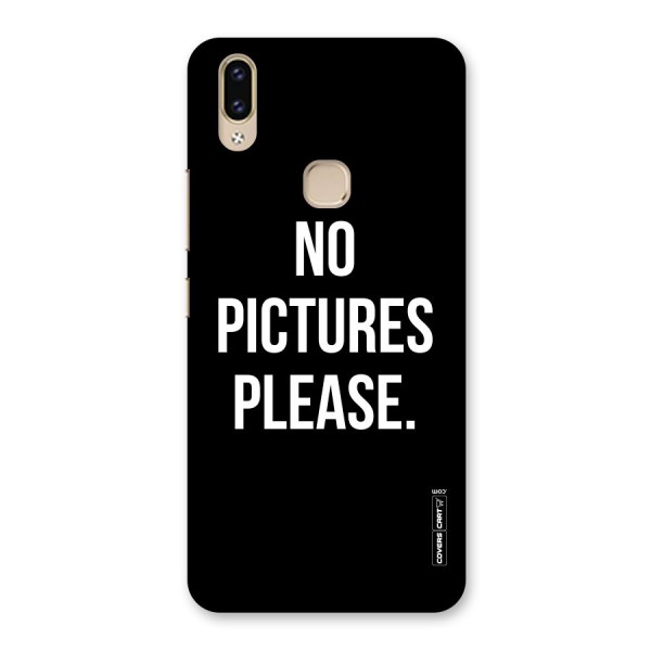 No Pictures Please Back Case for Vivo V9