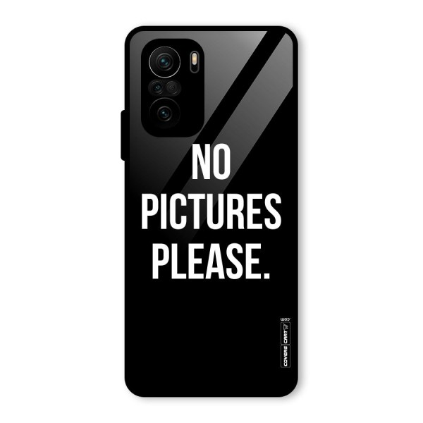 No Pictures Please Glass Back Case for Mi 11x