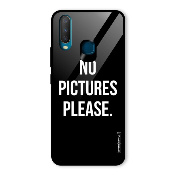 No Pictures Please Glass Back Case for Vivo Y12