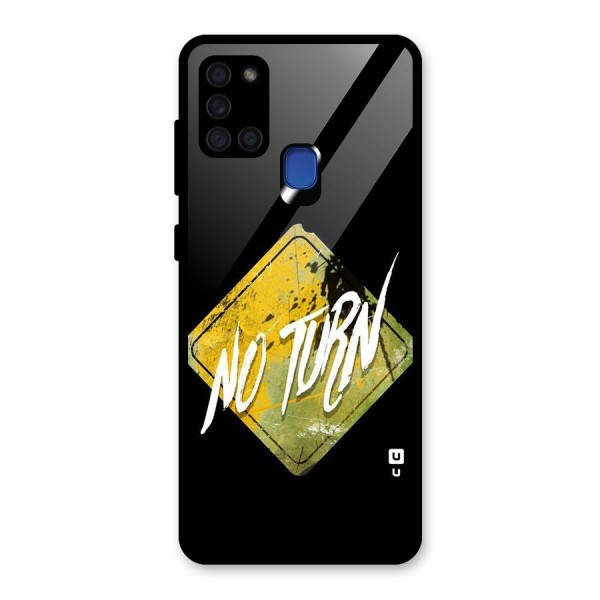 No Turn Glass Back Case for Galaxy A21s