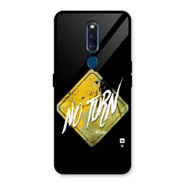 No Turn Glass Back Case for Oppo F11 Pro