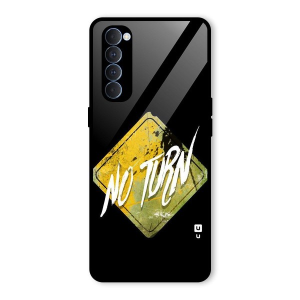 No Turn Glass Back Case for Oppo Reno4 Pro