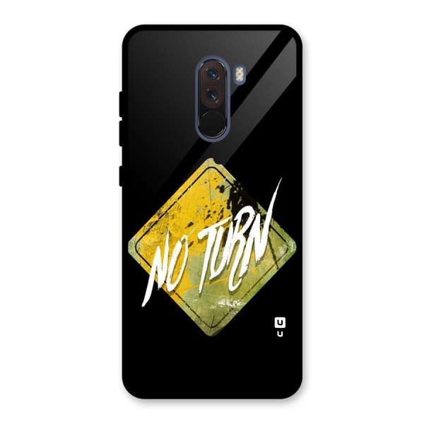 No Turn Glass Back Case for Poco F1