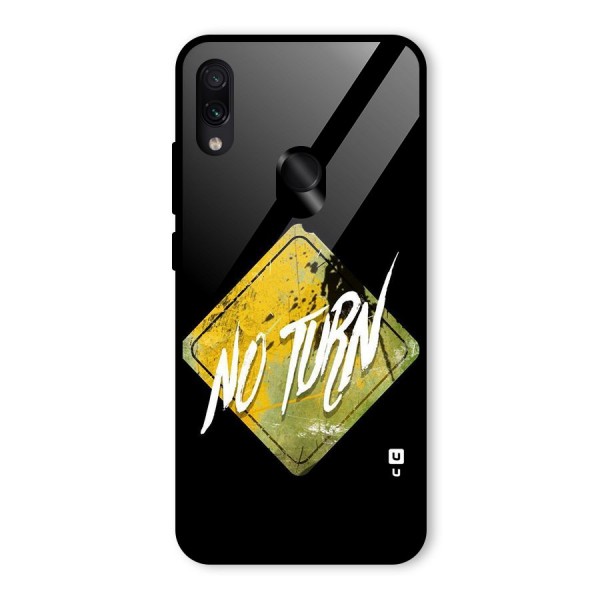 No Turn Glass Back Case for Redmi Note 7S