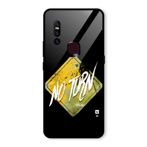 No Turn Glass Back Case for Vivo V15