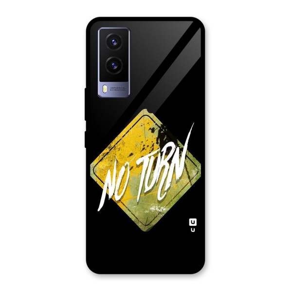 No Turn Glass Back Case for Vivo V21e 5G