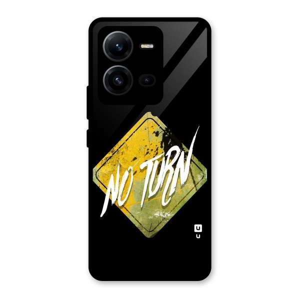 No Turn Glass Back Case for Vivo V25