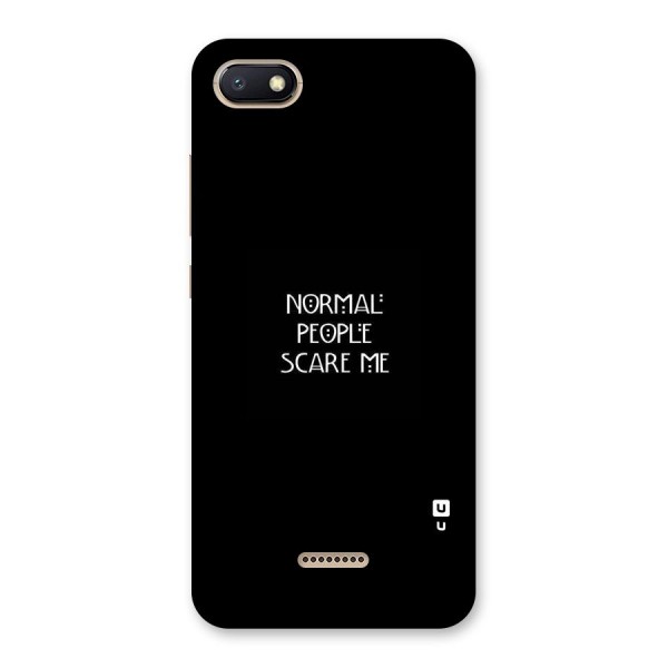 Normal People Back Case for Redmi 6A