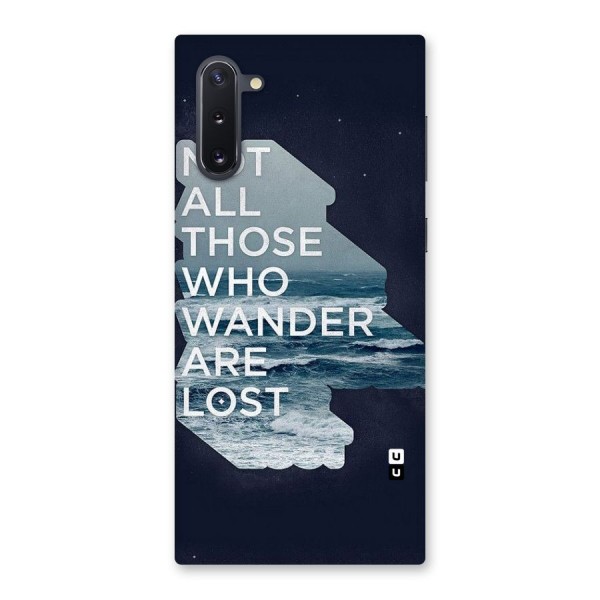 Not Lost Back Case for Galaxy Note 10