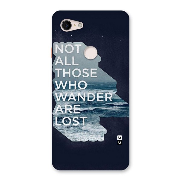 Not Lost Back Case for Google Pixel 3 XL