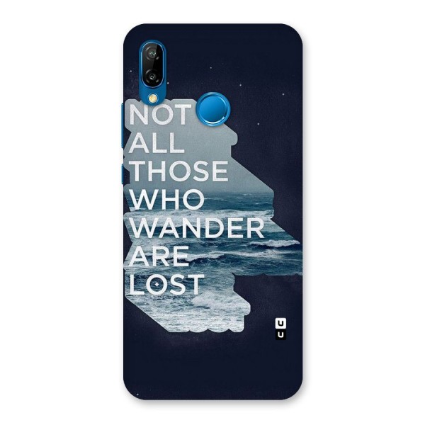 Not Lost Back Case for Huawei P20 Lite