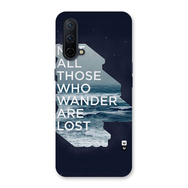 Not Lost Back Case for OnePlus Nord CE 5G